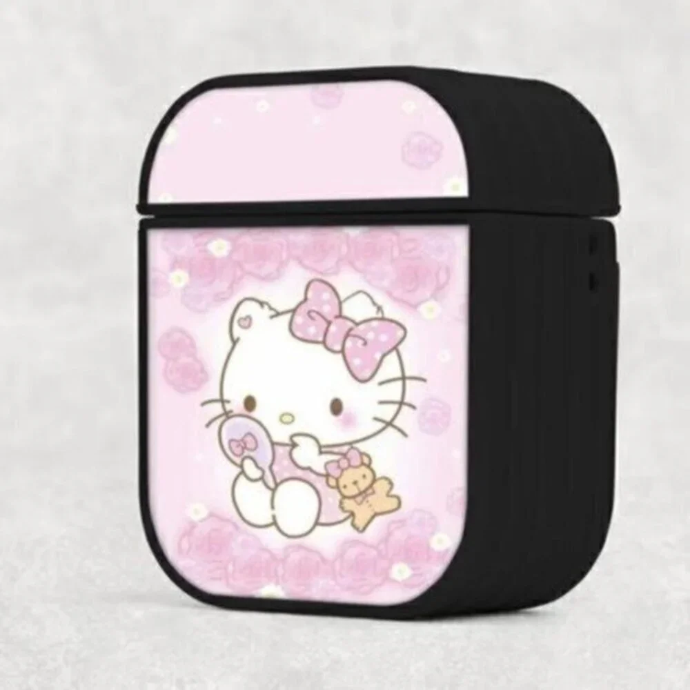 PINK Cute Hello Kitty Airpod Case